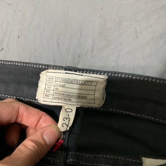 CURRENT ELLIOTT ANKLE SKINNY SLIM JEANS GREY 23 - Picture 8 of 8